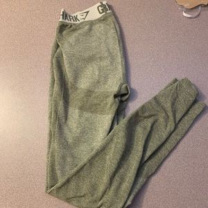 Khaki flex gymshark leggings